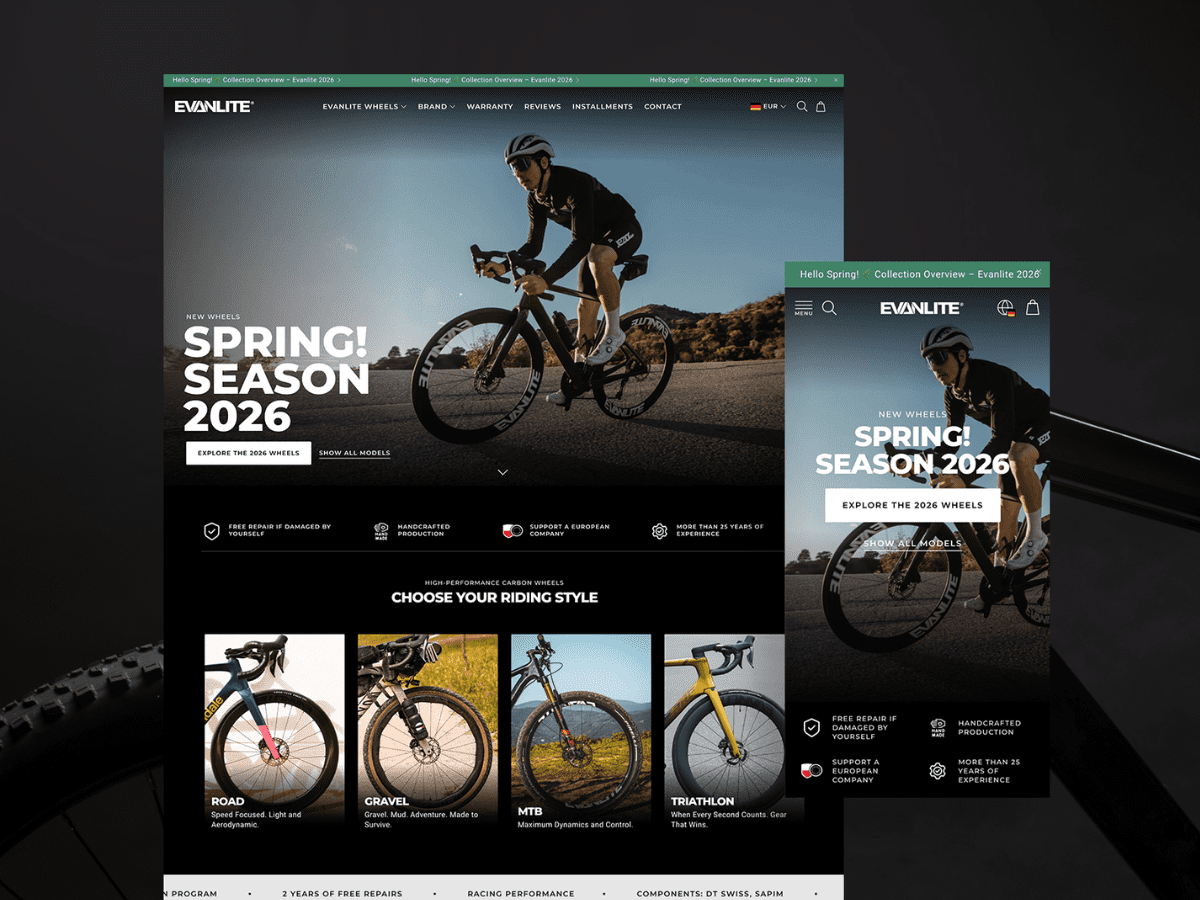 Brand and Co Shopify website design