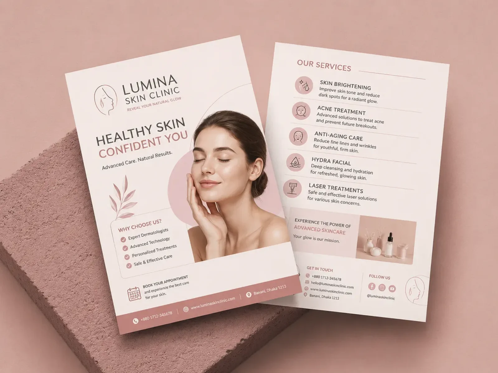 Flyer graphic design projects by Brand and Co