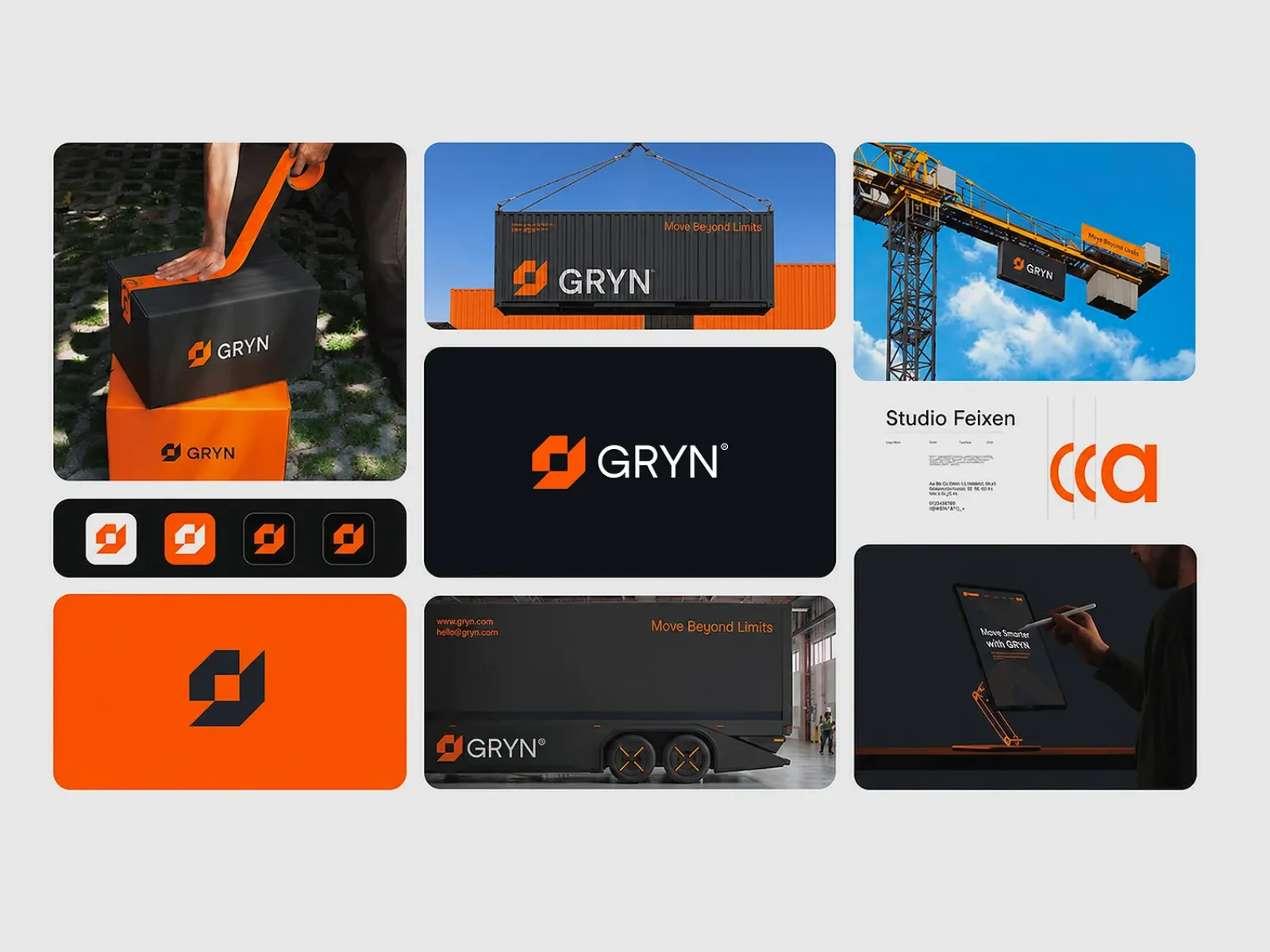 Signage branding graphic design by Brand and Co
