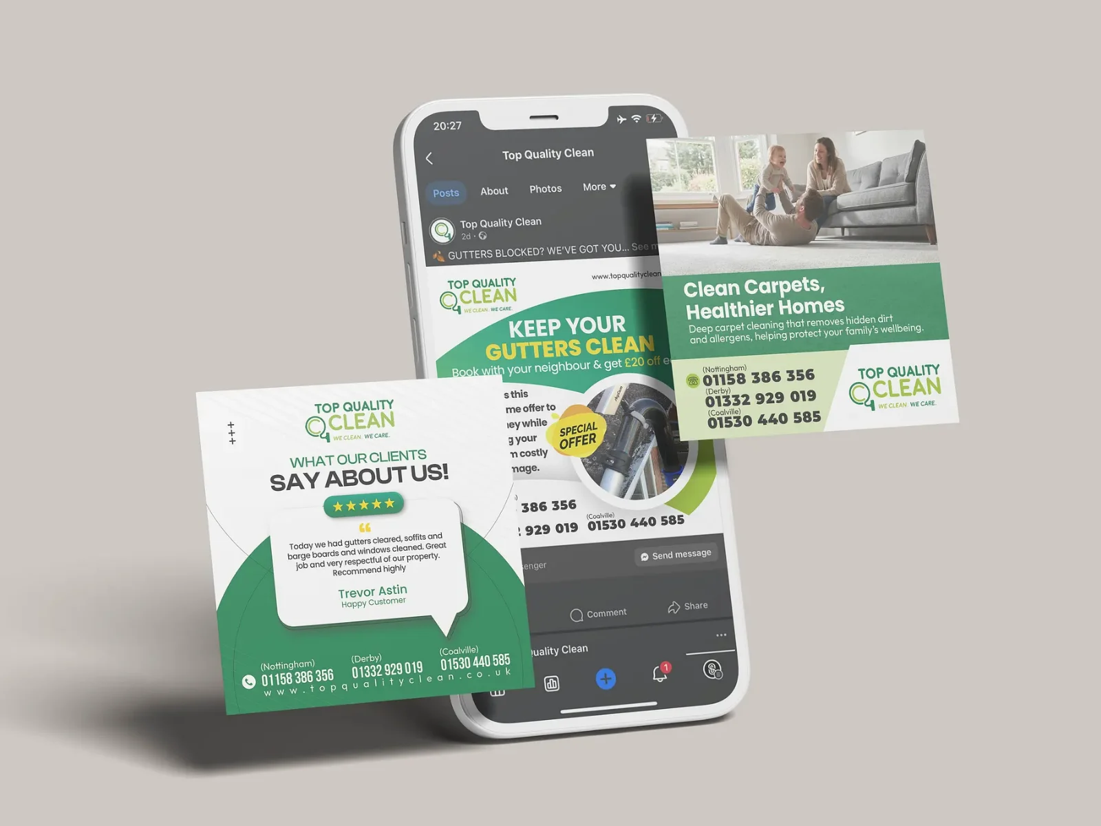 Social media advertising graphic design by Brand and Co