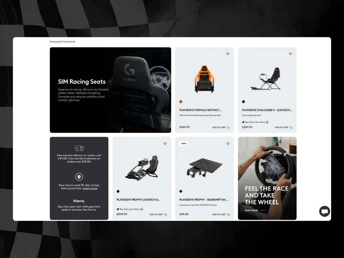 Ecommerce Website Design Auckland, Shopify online store design for a gaming equipment retailer by Brand & Co